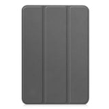 iPad Mini (2026) 8th Gen. EIDERWOOD Faux Leather Tri-Fold Flip Case with Stand Function - Grey