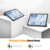 iPad Mini (2026) 8th Gen. EIDERWOOD Faux Leather Tri-Fold Flip Case with Stand Function - Rose Gold
