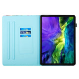 iPad Mini (2026) 8th Gen. EIDERWOOD Faux Leather Flip Case with Card Holder - Raccoon