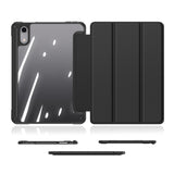 iPad Mini (2026) 8th Gen. DUX DUCIS TOBY Tri-Fold Faux Leather Flip Case with Stand - Black