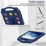 Lenovo Tab M10 (3. Gen) 10.1" (TB-328F/TB-328X) Kids Case w. Kickstand & Hand Holder - Dark Blue
