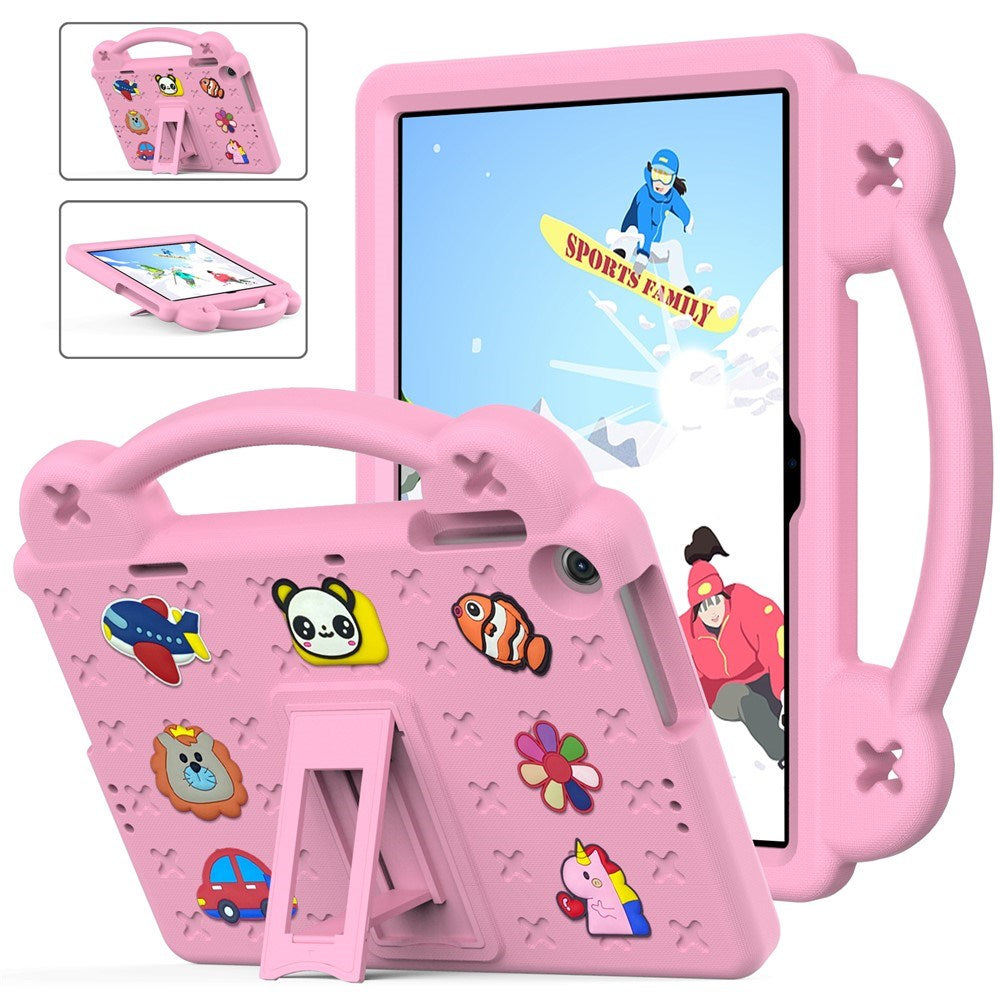 Lenovo Tab M10 (3. Gen) 10.1" (TB-328F/TB-328X) Kids Case w. Kickstand & Hand Holder - Pink
