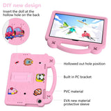 Lenovo Tab M10 (3. Gen) 10.1" (TB-328F/TB-328X) Kids Case w. Kickstand & Hand Holder - Pink