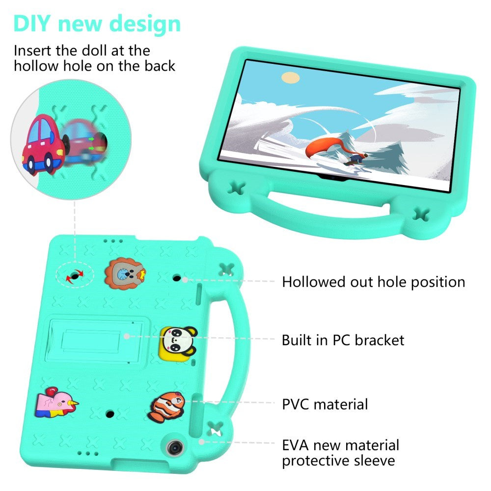 Lenovo Tab M10 (3. Gen) 10.1" (TB-328F/TB-328X) Kids Case w. Kickstand & Hand Holder - Green