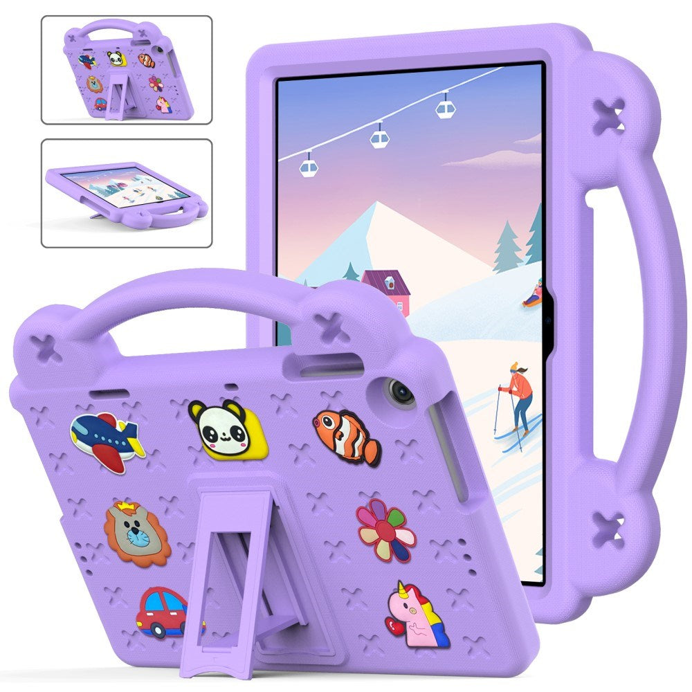 Lenovo Tab M10 (3. Gen) 10.1" (TB-328F/TB-328X) Kids Case w. Kickstand & Hand Holder - Purple