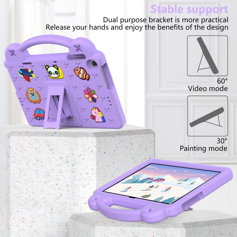 Lenovo Tab M10 (3. Gen) 10.1" (TB-328F/TB-328X) Kids Case w. Kickstand & Hand Holder - Purple