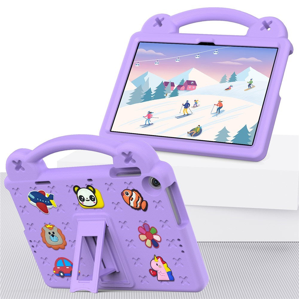 Lenovo Tab M10 (3. Gen) 10.1" (TB-328F/TB-328X) Kids Case w. Kickstand & Hand Holder - Purple