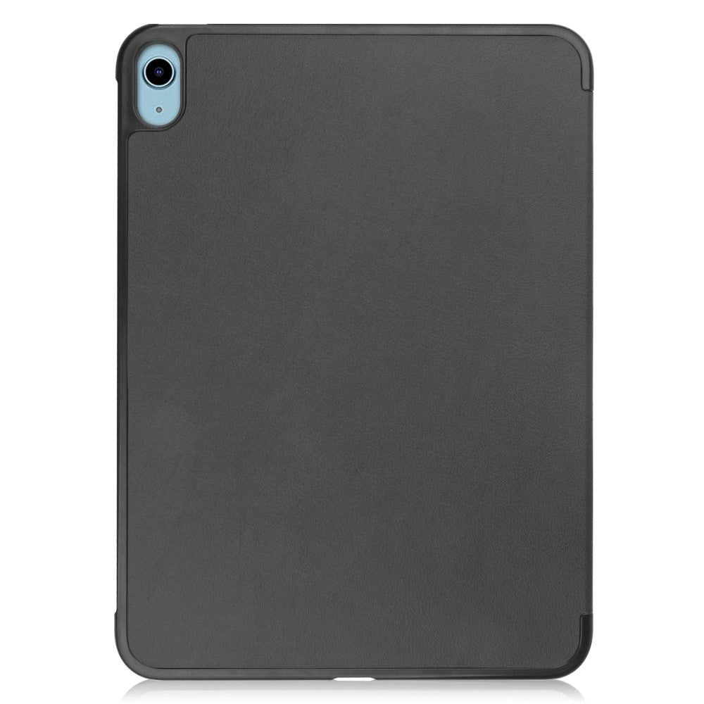 Apple iPad 10.9" (2024/2022) PU Leather Flip Case w. Stand - Black