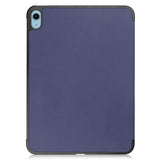 Apple iPad 10.9" (2024/2022) PU Leather Flip Case w. Stand - Blue