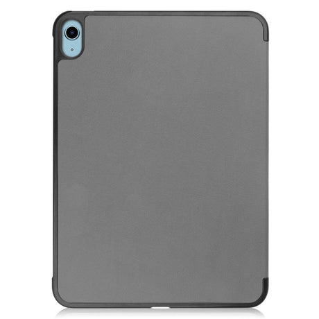 Apple iPad 10.9" (2024/2022) PU Leather Flip Case w. Stand - Grey