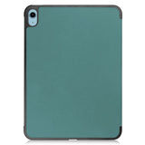 Apple iPad 10.9" (2024/2022) PU Leather Flip Case w. Stand - Green