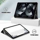 Apple iPad 10.9" (2024/2022) PU Leather Case w. Stand - Black