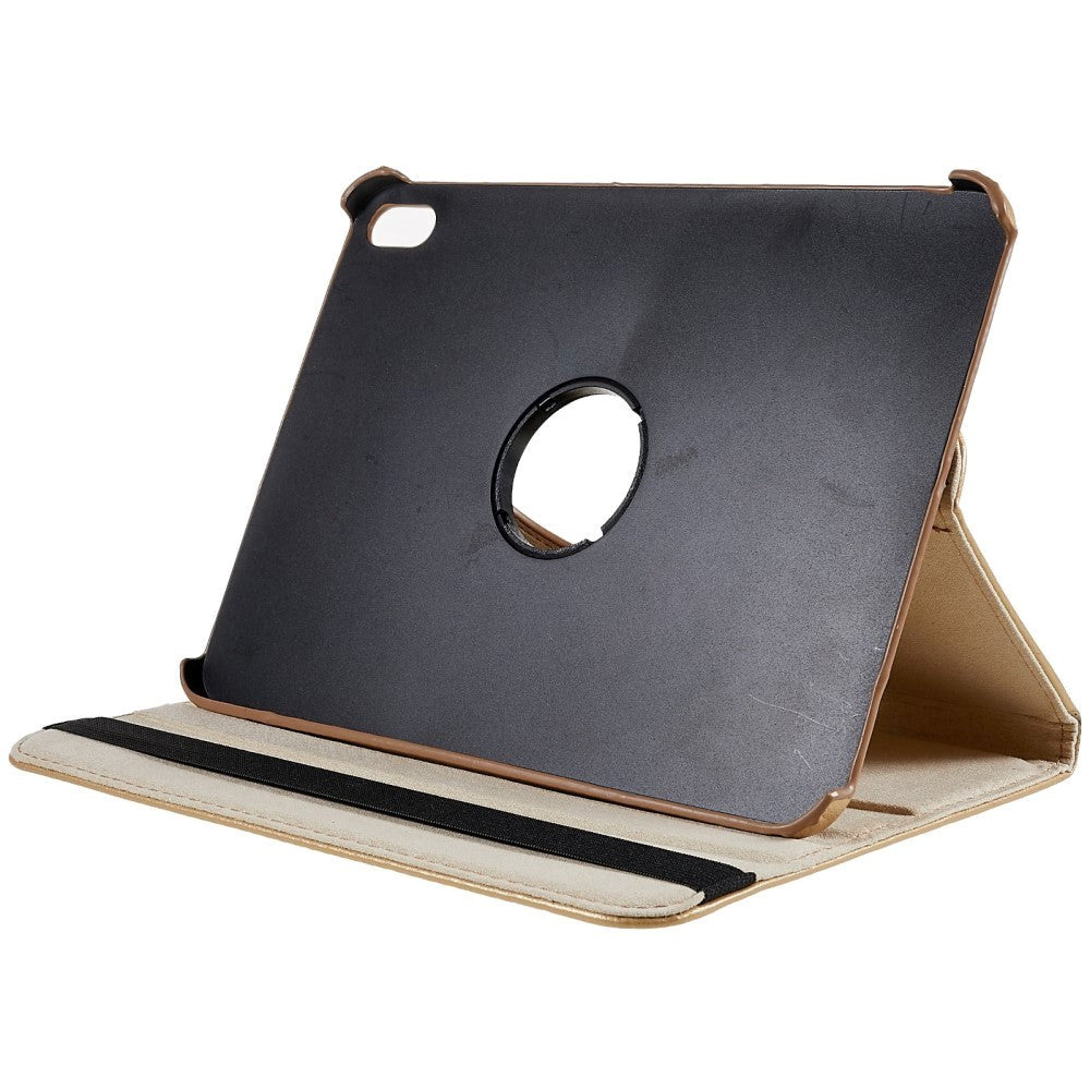 EIDERWOOD iPad 10.9" (2024/2022) Classic Leather Case w. 360⁰ Standing Function - Khaki