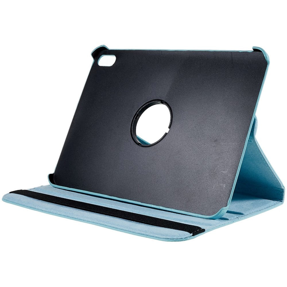 EIDERWOOD iPad 10.9" (2024/2022) Classic Leather Case w. 360⁰ Standing Function - Light Blue