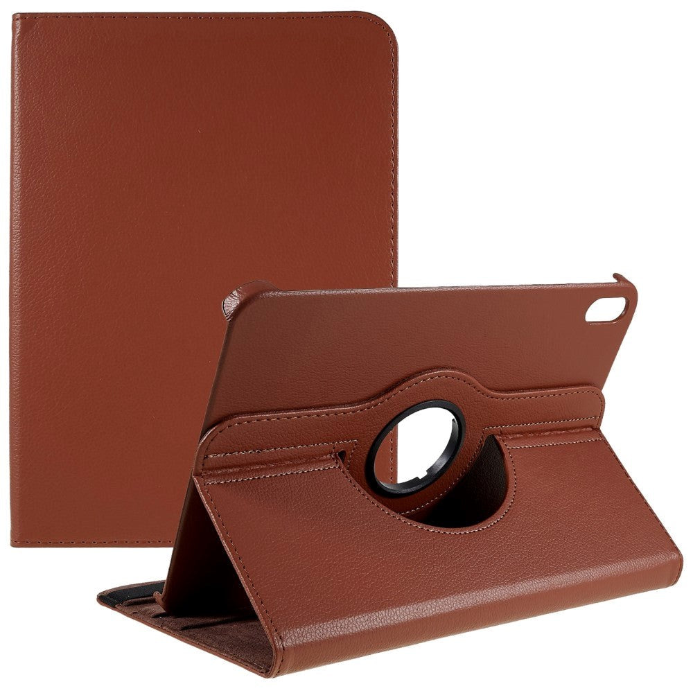 EIDERWOOD iPad 10.9" (2024/2022) Classic Leather Case w. 360⁰ Standing Function - Brown