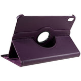 EIDERWOOD iPad 10.9" (2022) Classic Leather Case w. 360⁰ Standing Function - Purple