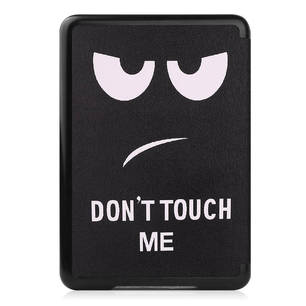 Amazon Kindle 11th Generation (2022) PU Leather Flip Case w. Seelp/ Wake-up Function - "Don't Touch Me"