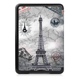 Amazon Kindle 11th Generation (2022) PU Leather Flip Case w. Seelp/ Wake-up Function - the Eiffel Tower