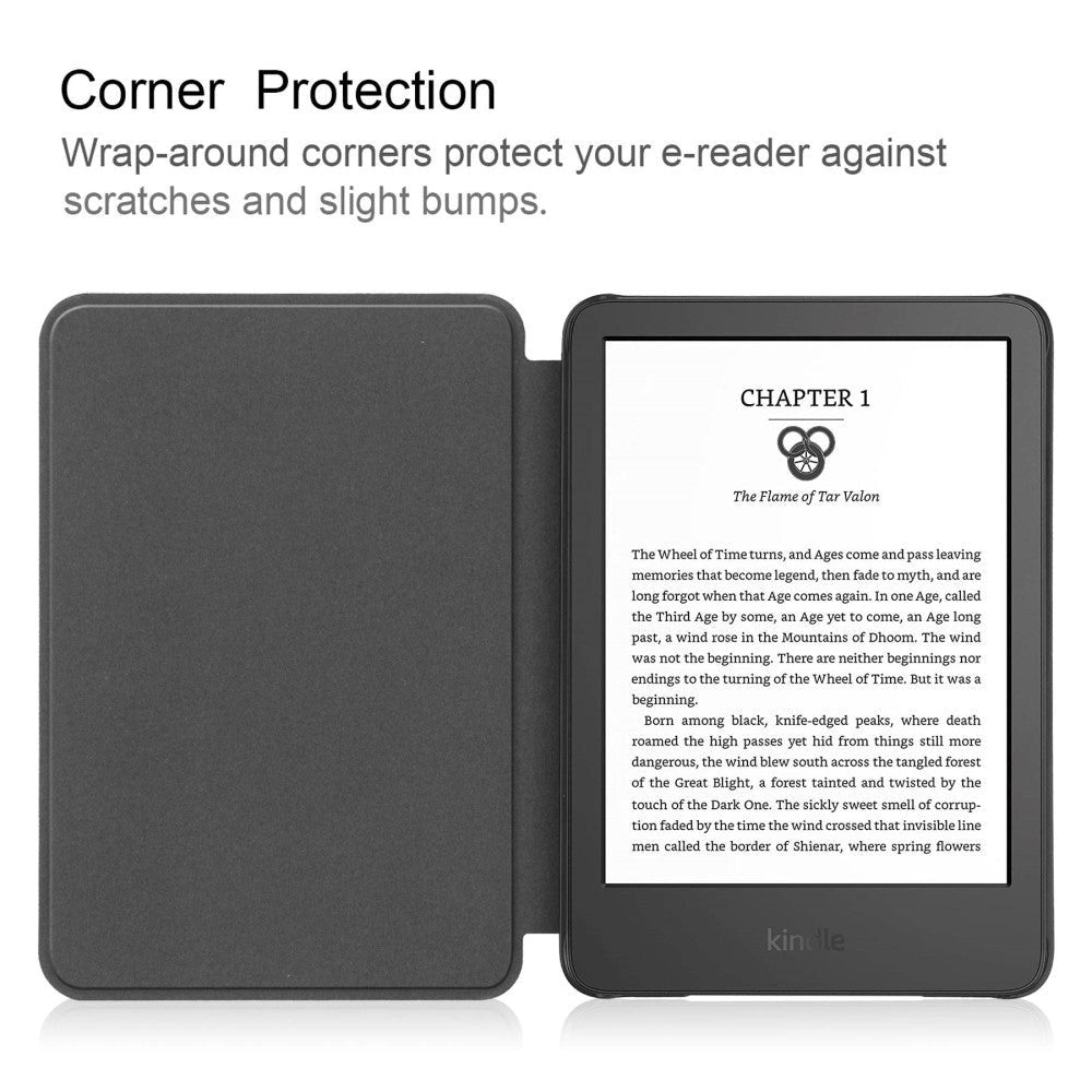 Amazon Kindle 11th Generation (2022) Flip Case w. Sleep / Wake-up Function - Purple