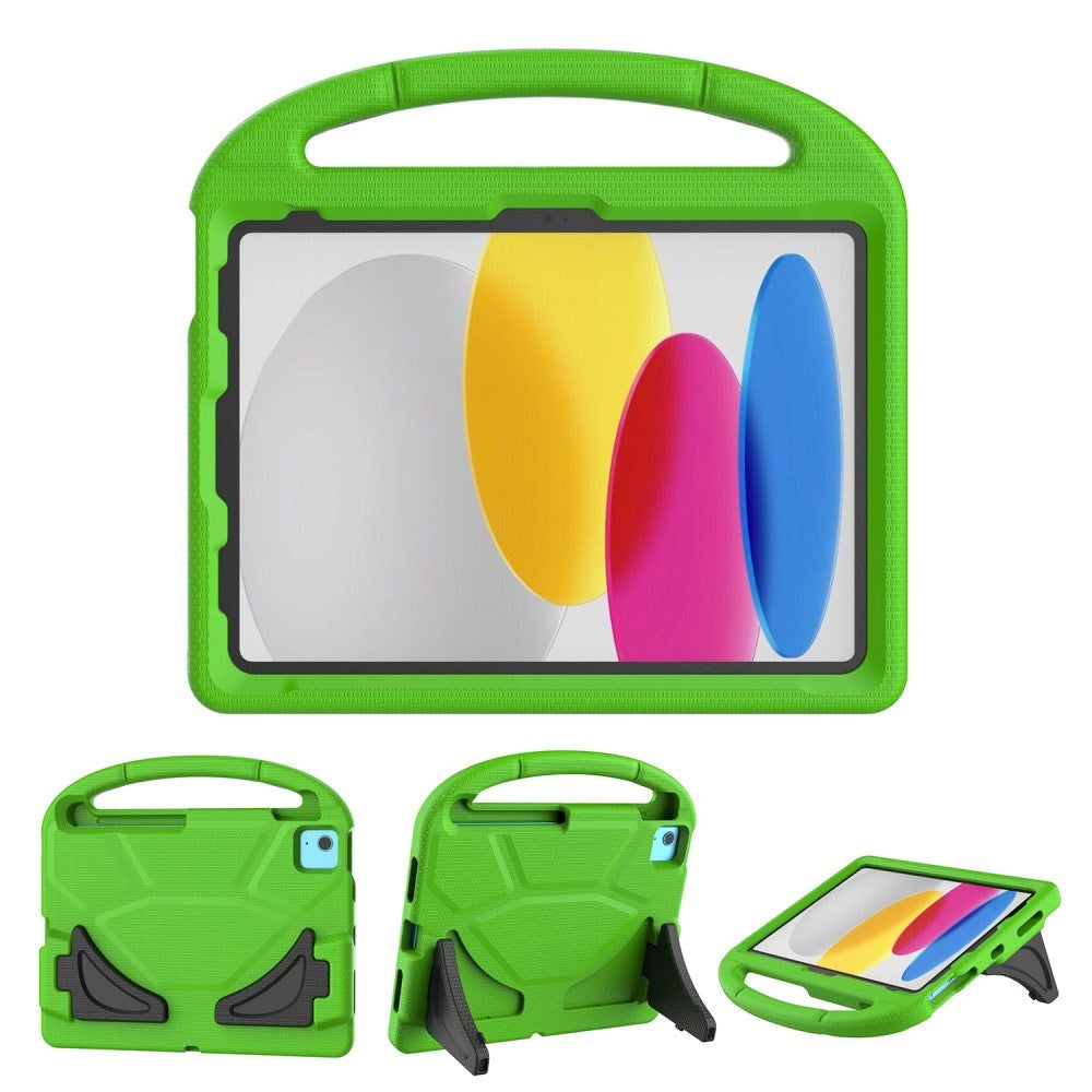 iPad 10.9" (2024/2022) EVA Foam Kids Case w. Kickstand - Green