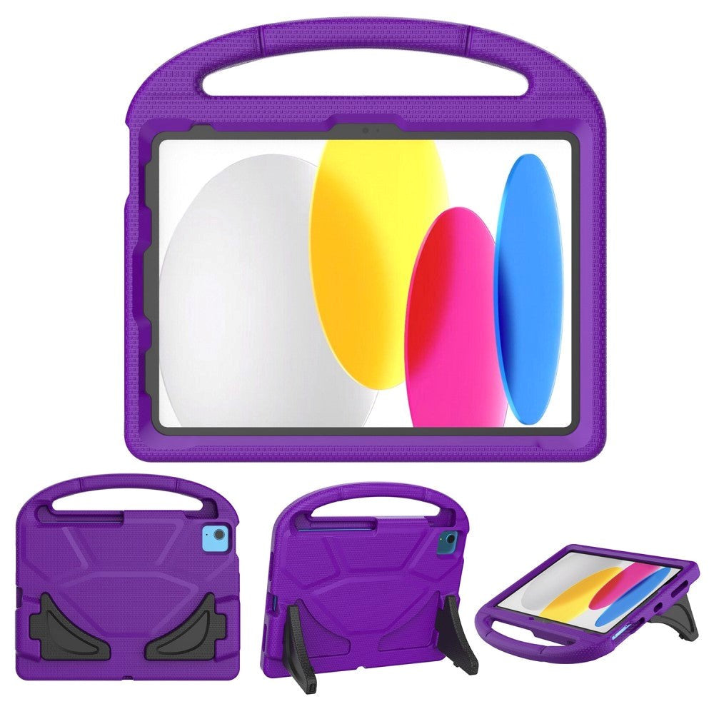 iPad 10.9" (2024/2022) EVA Foam Kids Case w. Kickstand - Purple