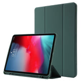 EIDERWOOD iPad Pro 11" (2022 / 2021 / 2020 / 2018) Tri-Fold Faux Leather Flip Case - Dark Green