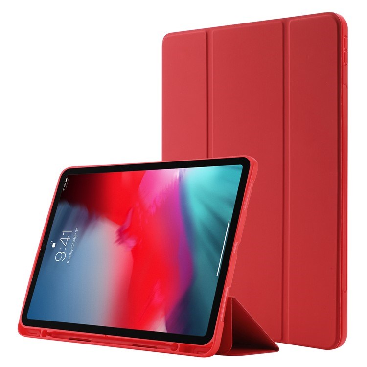 EIDERWOOD iPad Pro 11" (2022 / 2021 / 2020 / 2018) Tri-Fold Faux Leather Flip Case - Red