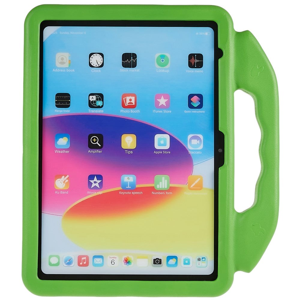 iPad 10.9" (2024/2022) Kids Case - Thumb Kickstand Case - Green