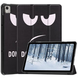 EIDERWOOD Nokia T21 Tri-Fold PU Flip Case with Sleep / Wake-up Function - "Don't Touch Me"