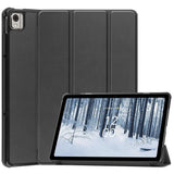 EIDERWOOD Nokia T21 Tri-Fold Leather Case w. Stand - Black