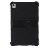 EIDERWOOD Nokia T21 Shock-Absorbing Silicone Case with Kickstand - Black