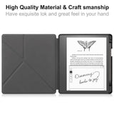 Amazon Kindle Scribe 11th Generation (2022) Origami Leather Flip Case with Pen Holder - Graffiti