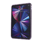 iPad Pro 11" (2022 / 2021 / 2020 / 2018) Flexible Plastic Case - Grooves - Transparent / Purple