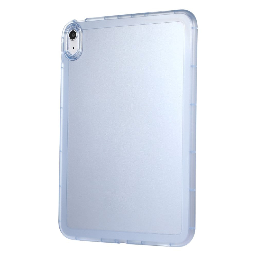 iPad 10.9" (2024/2022) Flexible Plastic Case - Transparent / Blue