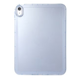 iPad 10.9" (2024/2022) Flexible Plastic Case - Transparent / Blue