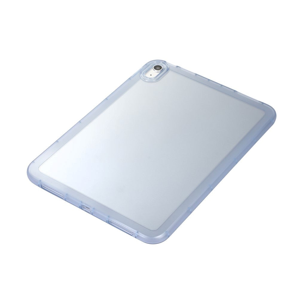 iPad 10.9" (2024/2022) Flexible Plastic Case - Transparent / Blue