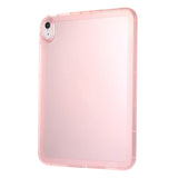 iPad 10.9" (2024/2022) Flexible Plastic Case - Transparent / Pink