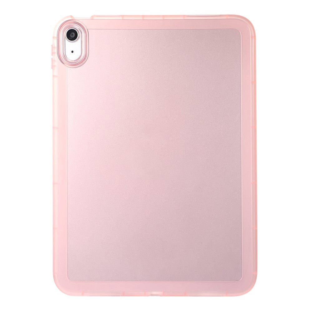 iPad 10.9" (2024/2022) Flexible Plastic Case - Transparent / Pink