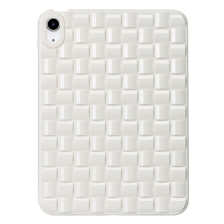 iPad 10.9" (2024/2022) Flexible Plastic Case - Braid Design - White