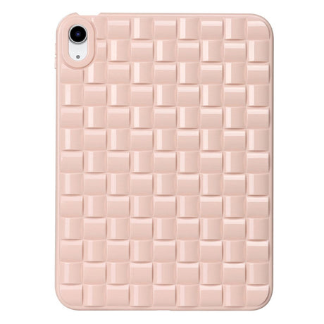 iPad 10.9" (2022) Flexible Plastic Case - Braid Design - Pink