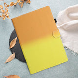 iPad Air (2022 / 2020) / Pro 11 (2022 / 2021 / 2020 / 2018) Kickstand PU Leather Case w. Wake-up Function & Card holder - Orange / Yellow