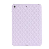 iPad 9.7 (2018-2017) / iPad Air / iPad Air 2 Flexible Plastic Case - Rhombe Design - Purple