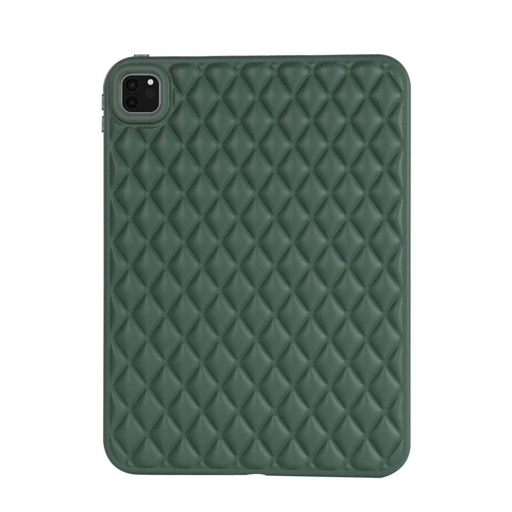 iPad Pro 11" ( 2022 / 2021 / 2020) Flexible Plastic Case - Rhombe Design - Green