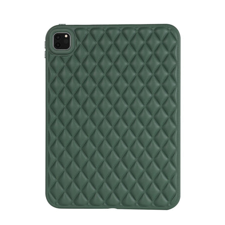 iPad Pro 11" ( 2022 / 2021 / 2020) Flexible Plastic Case - Rhombe Design - Green