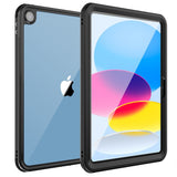 iPad 10.9" (2024/2022) Waterproof Craftsman Cover w. Screen Protector - Transparent / Black