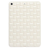 iPad 10.2" (2021 / 2020 / 2019) Flexible Plastic Case - Braid Design - White