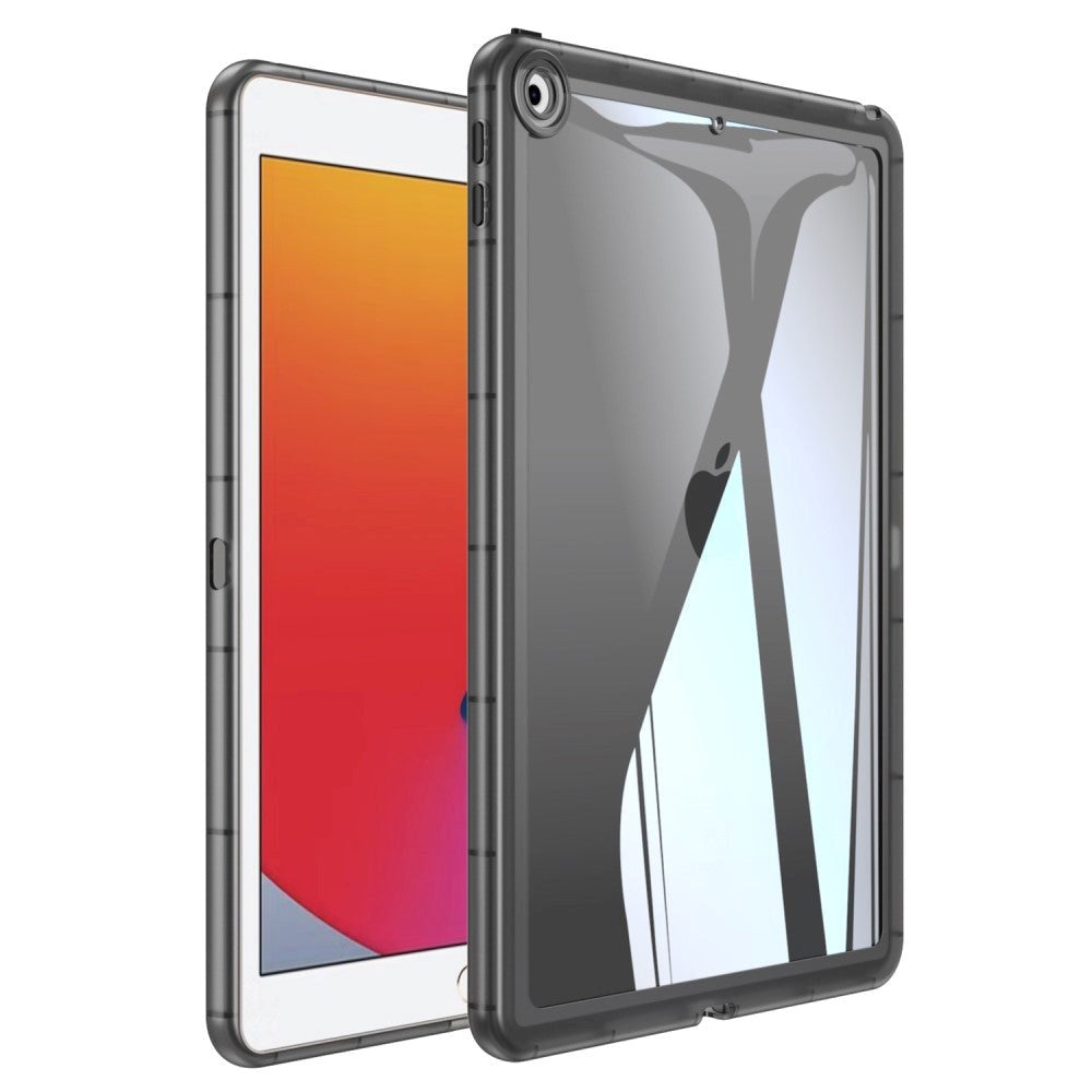 iPad (2018) / iPad (2017) Hybrid Plastic Case - Gray / Transparent