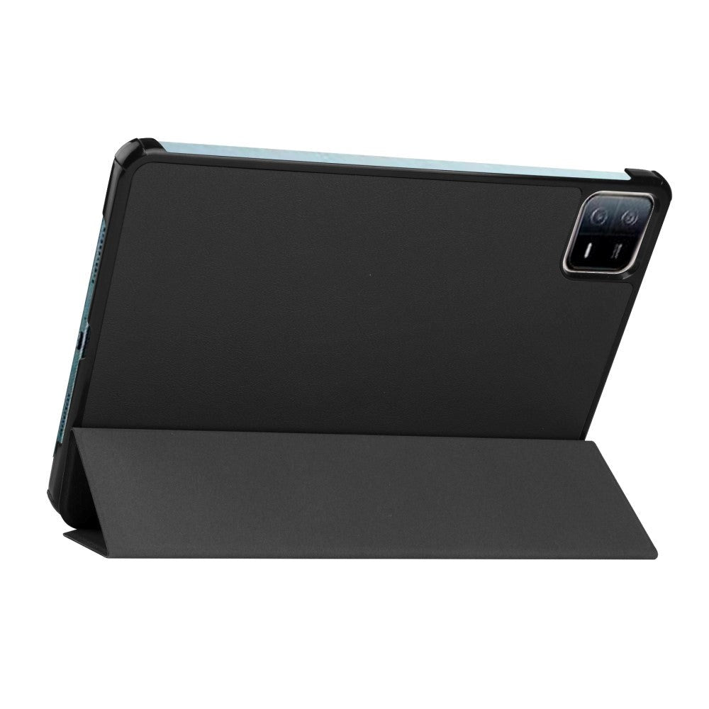 Xiaomi Pad 6 Tri-fold Flip Case w. Sleep / Wake-up Function - Black