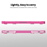 MacBook Air 13 M2/M3 (2022-2024) Hard Plastic Case w. Kickstand - Pink