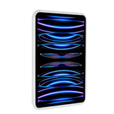 iPad Pro 11" (2022 / 2021 / 2020 / 2018) Flexible Plastic Case - Wavy Design - White